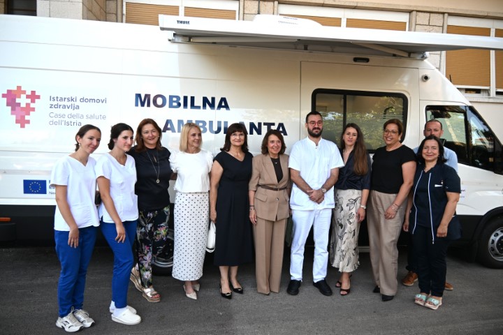 Istra je dobila prvu potpuno opremljenu mobilnu ambulantu